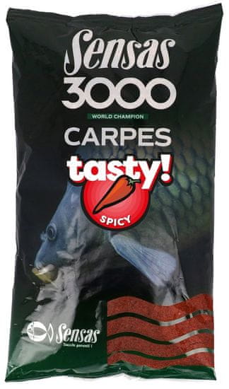 Sensas Kŕmna zmes 3000 Carp Tasty Spicy 1kg