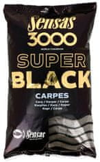 Sensas Kŕmna zmes 3000 Super Black Carpe 1kg