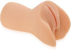 XSARA Umělá vagína hladká lasturka z umělékůže cyberskin masturbátor do ruky - 73310079