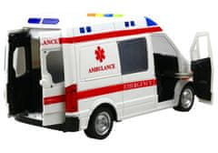 Lean-toys Ambulancia auto Ambulancia efekty hry svetlá