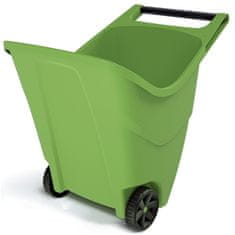 nabbi Plastový záhradný vozík IWO85Z 85 l - olivová