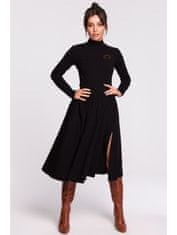 BeWear Dámska midi sukňa Lere B130 čierna L/XL