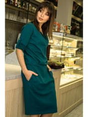 BeWear Dámske mini šaty Yi B056 zelená L