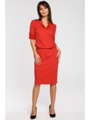BeWear Dámske mini šaty Yi B056 červená L