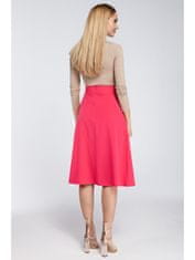 Made of Emotion Dámska midi sukňa Sherap M302 ružová XL