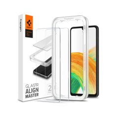 Spigen AlignMaster Glas.tR 2 Pack tvrzenné sklo Samsung Galaxy A33 5G, AGL04296