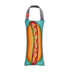 Pískací pešek z pevného nylonu Hot dog S viacfarebná
