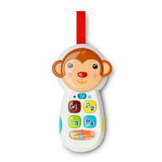 TOYZ Detská edukačná hračka telefón opička