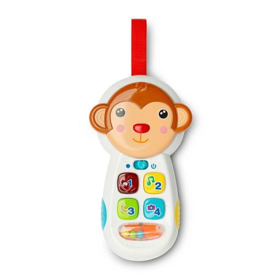 TOYZ Detská edukačná hračka telefón opička