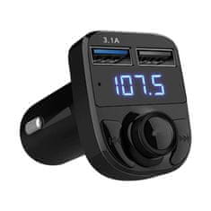 FM Transmitér do auta + USB, Bluetooth, MP3 E-266
