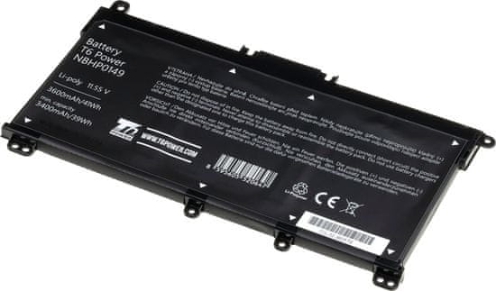 T6 power Batéria pre Hewlett Packard 255 G7, Li-Poly, 11,55 V, 3600 mAh (41 Wh), čierna