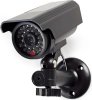 König NEDIS atrapa bezpečnostní kamery s blikající LED/ bullet/ IP44/ venkovní/ černá