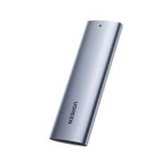Ugreen CM400 externý box pre M.2 B-Key SATA 3.0 SSD + kábel USB-C, šedý