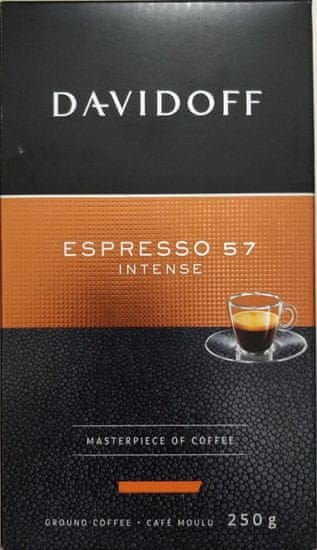 Davidoff Espresso 57 Dark & Chocolatey mletá káva 250g