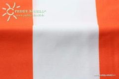 Peddy Shield Slnečná plachta 270 x 140 cm oranžovo-biela