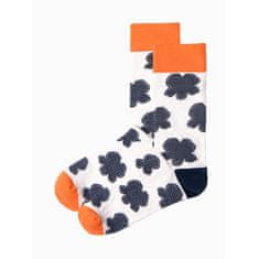 OMBRE Pánske ponožky biele U240-5 MDN121552 39-42