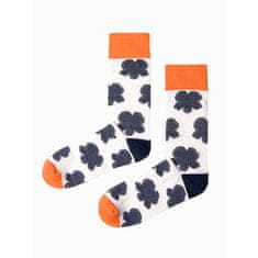 OMBRE Pánske ponožky biele U240-5 MDN121552 39-42