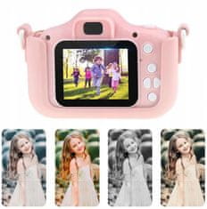 Kruzzel  16951 Detský digitálny fotoaparát 16 GB ružový