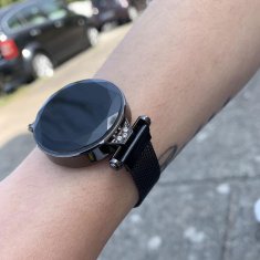Cool Mango Luxusné inteligentné hodinky - luxurywatch, čierna