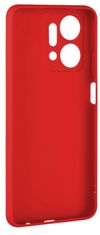 FIXED Zadný pogumovaný kryt Story pre OnePlus X7a FIXST-1103-RD, červený
