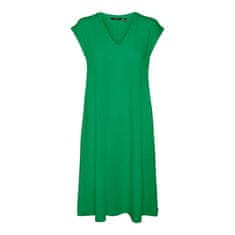 Vero Moda Dámske šaty VMMARIJUNE Relaxed Fit 10281918 Bright Green (Veľkosť S)