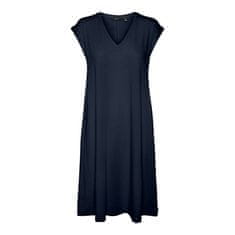 Vero Moda Dámske šaty VMMARIJUNE Relaxed Fit 10281918 Navy Blazer (Veľkosť S)