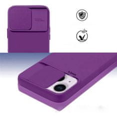 MG Privacy Lens kryt na iPhone 13, fialový