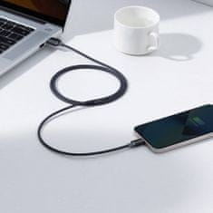 Noname Baseus Lightning Crystal Shine Cable Series Fast Charging Data Cable 2.4A 1.2m Black (CAJY000001)