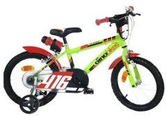 Dino bikes Detský bicykel 16" 416US - zeleno - čierny 2020