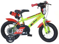 Dino bikes Detský bicykel 12" 412US - čierno-červený 2017