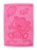 Detský uterák Bear pink 30x50 cm