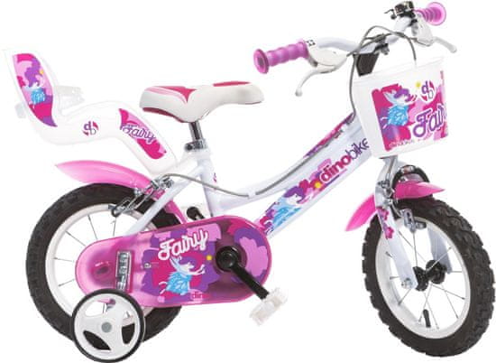 DINO Fairy detské bicykle dievčatá, 12", 21 cm