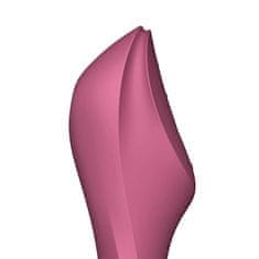 Satisfyer Vibrátor na stimuláciu klitorisu Curvy Trinity 3 Red