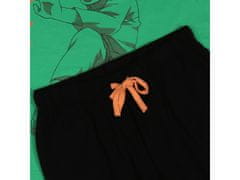 sarcia.eu Naruto Pánske pyžamo s krátkym rukávom, bavlnené pyžamo, zelené a čierne OEKO-TEX L
