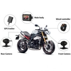 Secutek Duálny kamerový systém na motocykel F9-TPMS