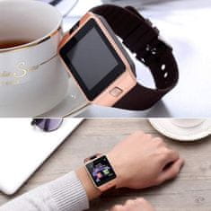MXM Smart telefónne hodinky DZ09 Ružové
