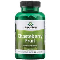 Swanson Chasteberry Fruit (Drmček obyčajný), 400 mg, 120 kapsúl