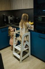 iMex Toys Montessori učiaca veža BTM2+ biela