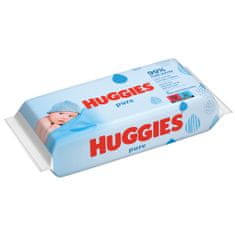 Huggies HUGGIES Single Pure Obrúsky vlhčené 56 ks