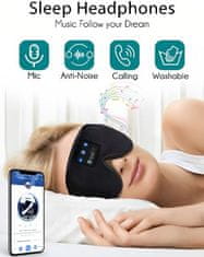 SOLFIT® 3D Maska na Spanie s Rozhraním Bluetooth a Integrovanými Slúchadlami - SLEEPHONES