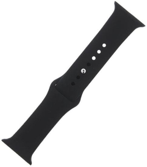 Devia silikonový řemínek S/M pro Apple Watch 38/40/41 mm, čierna