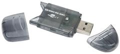 Gembird čítačka kariet SD a MMC, USB