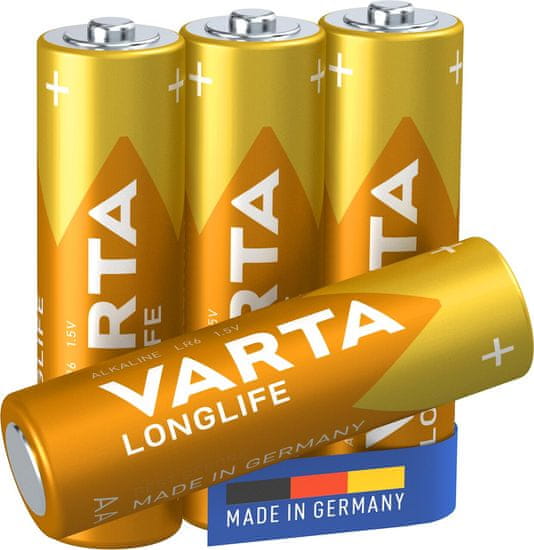 VARTA batérie Longlife AA, 4ks