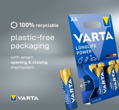 VARTA batérie Longlife Power AA, 24ks (Big Box)