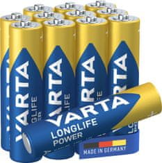 VARTA batérie Longlife Power AAA, 12ks (Big Box)