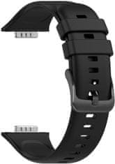 FIXED silikonový řemínek pro Huawei Watch FIT 2, čierna