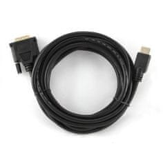 Gembird CABLEXPERT kábel HDMI - DVI, 4.5m, stíněný, zlacené kontakty
