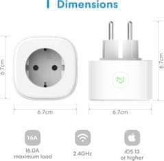 Smart Wi-Fi Plug without energy monitor - 2 pack (0251000163)