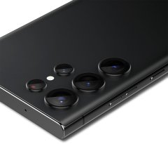 Spigen ochranné sklo EZ Fit Optik Pro pro Samsung Galaxy S23 Ultra, čierna, 2ks