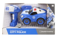 Lamps Policajné auto pre diaľkové ovládanie skrutky